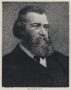 Jean Francois Millet francia festő (litho)