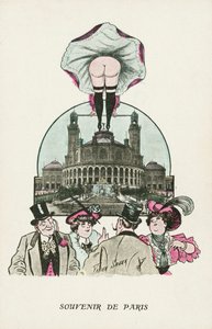 Párizsi szuvenír (színes litó) alkotó: Xavier Sager
