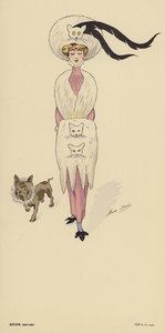 1910-1911 téli divat alkotó: Xavier Sager