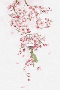 Sakura szerencsemacska csengő alkotó: Xuan Thai