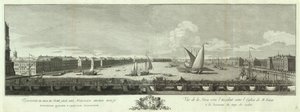 Kilátás a Néva folyóra az Izsák-templom és a Kadéthadtest könyve között Szentpétervár 50. évfordulójára, 1753 alkotó: Yakov Vasilyevich Vasilyev