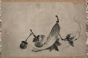 Uborka és padlizsán, 1500-as évek. alkotó: Yamada Doan