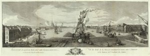 A Néva folyása alatt az Admiralitás és a Tudományos Akadémia könyvétől Szentpétervár 50. évfordulójáig, 1753 alkotó: Yefim Grigoryevich Vinogradov