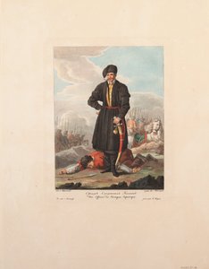 A zaporozsi kozák tiszt, 1812 alkotó: Yegor Karneyev