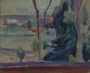 Táj, 1905 alkotó: Yelena Genrichovna Guro