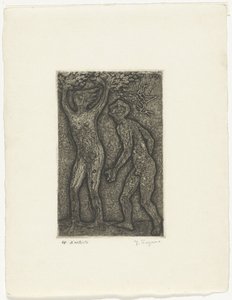 Férfi és nő szürke alkotó: Yo Sugano (signed by artist)