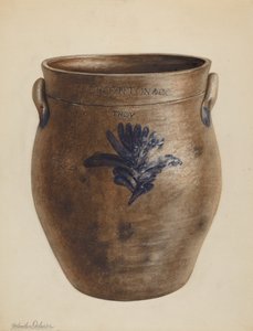 Crock, c. 1937. alkotó: Yolande Delasser
