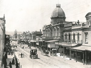 Rundle Street, Adelaide, Ausztrália, 1895.