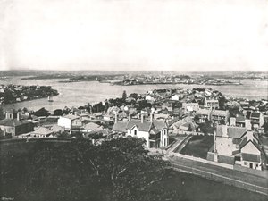 Kilátás az északi partról, Sydney, Ausztrália, 1895.