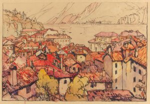 Lugano machi alkotó: Yoshida Hiroshi