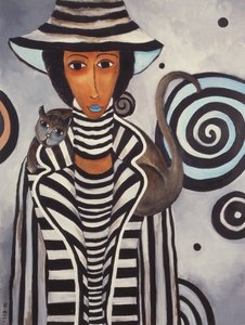 Fekete-fehér, 2005 (olaj, vászon)