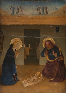 A Születés. alkotó: Zanobi di Benedetto Strozzi