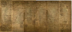 Kunyu Wanguo Quantu A világ számtalan országának térképe, 1602 alkotó: Zhong Wentao