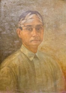 Jose Corazon de Jesus, mint költő díjas portréja alkotó: Zosimo Dimaano