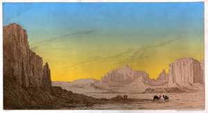 Aktau-hegység, 1850 körül (metszet) alkotó: . .
