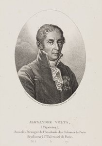 Alessandro Volta olasz fizikus és feltaláló, 1800 körül