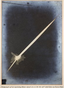 Egy felrobbanó meteor, 1895. november 23 alkotó: John Pardon