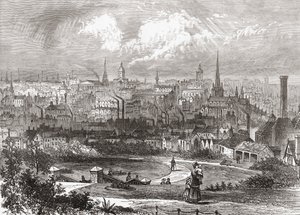 Birmingham, West Midlands, Anglia a 19. század végén, a Saját országunkból, 1898-ban alkotó: Ferdinand Georg Waldmuller