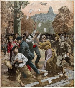 Brüsszel az első világháború idején. Brüsszel az első világháború idején. alkotó: Ferdinand Georg Waldmuller