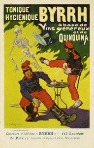 Byrrh Tonique Hygenique kontra abszint, c 1903 alkotó: Frederick (attr. to) Barnard
