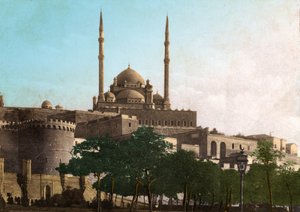 Kairó, Szaladin fellegvára (Egyiptom). 1920 körül (fotó) alkotó: . .