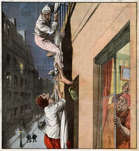 Betörés Párizsban. Betörés Párizsban. alkotó: Ferdinand Georg Waldmuller