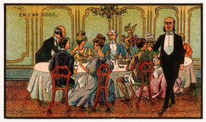 Vegyi vacsora, 1910 körül alkotó: . .