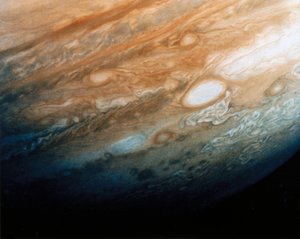 Közelkép a Jupiter felhőmintáiról alkotó: Ferdinand Georg Waldmuller