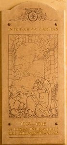 A párizsi Invalidusok kápolnája emléktáblája (1670) (fotó) alkotó: . .
