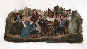 Koncert egy parkban alkotó: . .