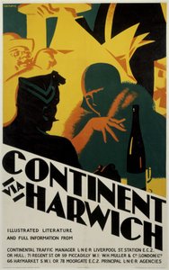 Continent via Harwich