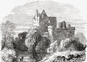 Craigmillar kastély, Edinburgh, Skócia. alkotó: . .
