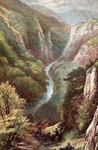 Dovedale, Peak District, Derbyshire, Anglia, alkotó: . .