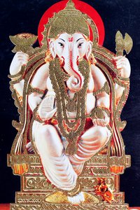 Ganesha vagy Ganapati: az elefántfejű hindu isten. alkotó: . .