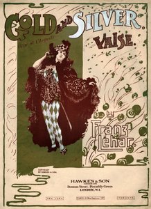 Arany és ezüst, Franz Lehar keringője. 1904 körül (illusztráció) alkotó: . .
