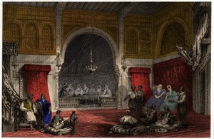 Belső Algériában, 1840 körül (metszet) alkotó: . .