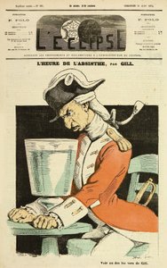 Abszint óra alkotó: Frederick (attr. to) Barnard