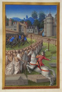Les Très Riches Heures duc de Berry, Folio 90v – A halál lovasa alkotó: Unbekannt 2321