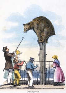 Menagerie, 1845 alkotó: Frederick (attr. to) Barnard