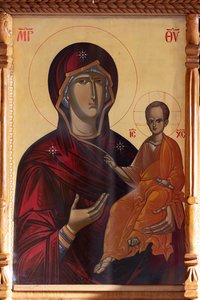 Kolostor (Pangarati manastirea). A régi templom. Belső. alkotó: . .