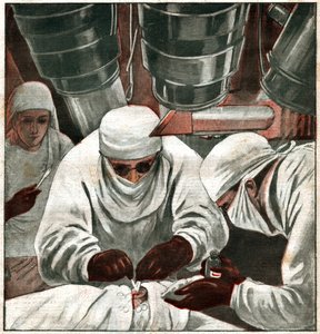 Operation de chirurgie filmee. Műtét közvetített. alkotó: Ferdinand Georg Waldmuller