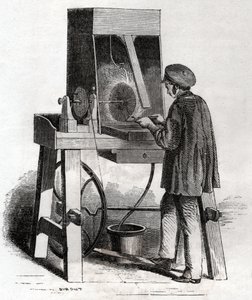 Ovrier az árvaházban. Ezüstműves munkás. alkotó: Frederick (attr. to) Barnard