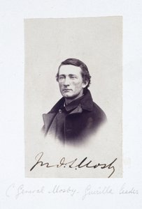 Mosby tábornok, a konföderációs gerillavezér portréja, 1863 alkotó: Frederick (attr. to) Barnard