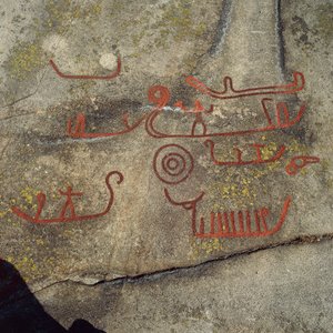 Sziklafaragványok, Begby, Norvégia. Bronzkor.