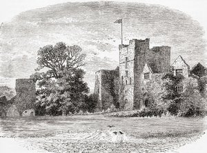A Nagy torony, a Ludlow-kastély alkotó: . .
