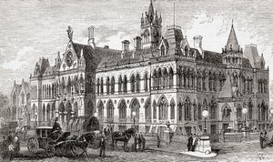 A Manchester Assize Courts, Manchester, Anglia alkotó: . .