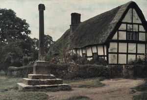 "The Village Cross, Ashton-Under-Hill, Gloucestershire" alkotó: Frederick (attr. to) Barnard