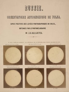 A nap, Dallmeyer heliográffal fényképezve, Vilnius, Litvánia alkotó: Frederick (attr. to) Barnard