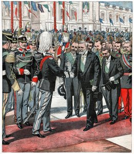Victor Emmanuel III és Emile Loubet alkotó: . .