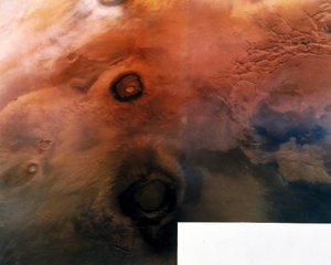Vulkánok a Mars bolygó felszínén alkotó: Frederick (attr. to) Barnard